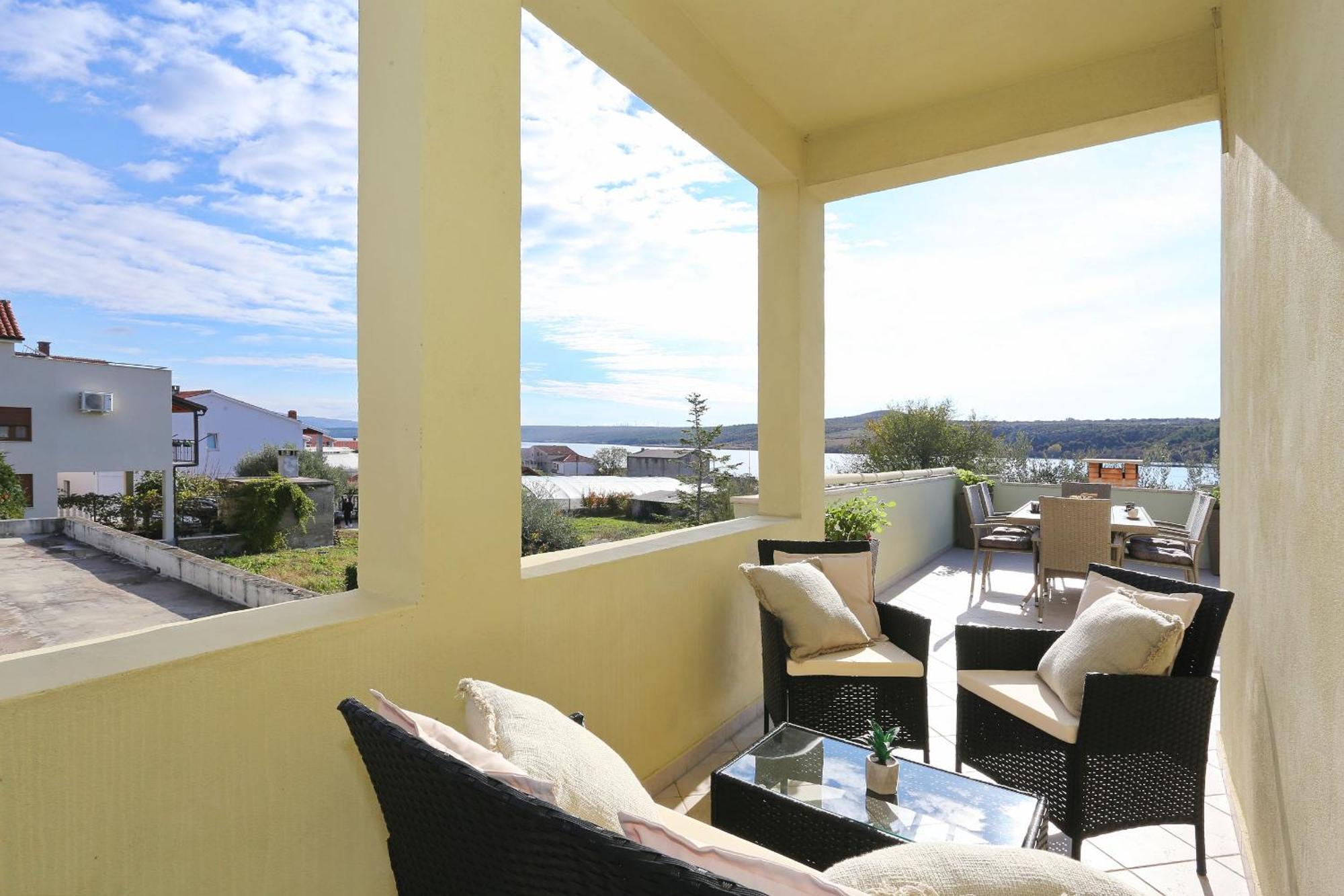 Seaview Apartment Aida Posedarje Kültér fotó